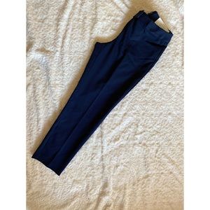 Liz Clairborne Navy Ankle Pant